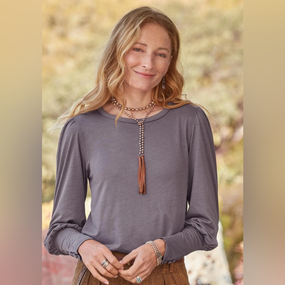 Sundance Caelyn Tee Balloon Long Sleeve COLOR:
Excalibur, sz S